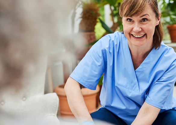 Dressing being applied to a lower limb leg wound with free sample pack text Dressing being applied to a lower limb leg wound with free sample pack text
